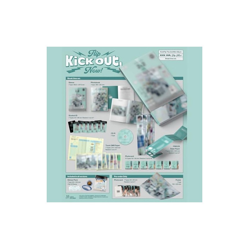 KickFlip - [Kick Out, Flip Now!] (Break time Ver.) Photobook