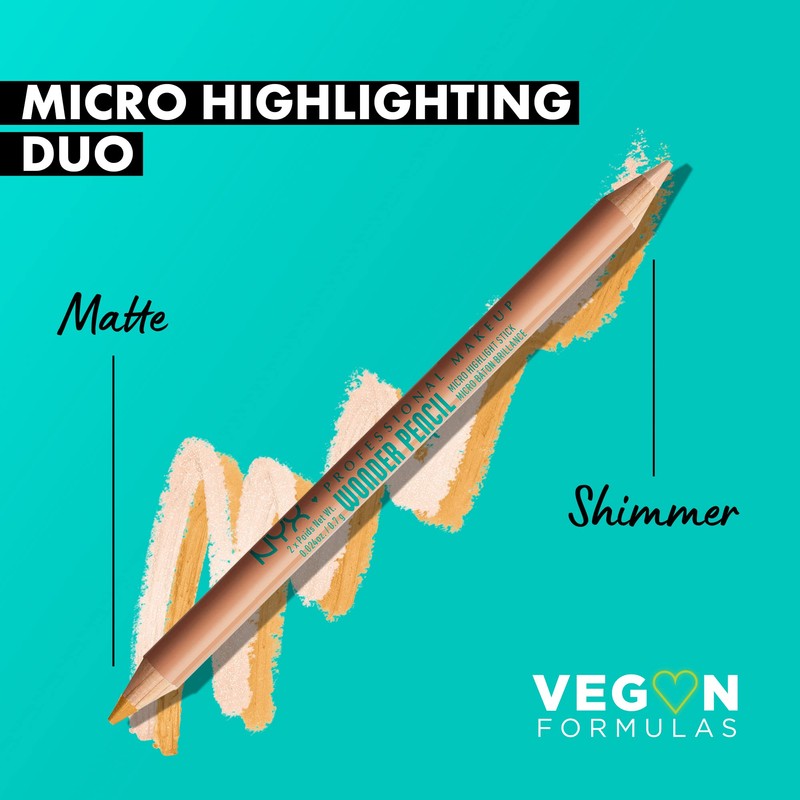 NYX PROFESSIONAL MAKEUP Wonder Pencil, Multi-Use Micro Highlighter & Concealer