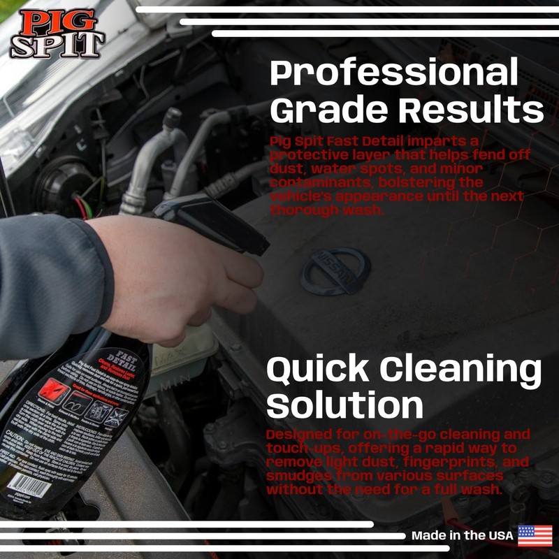 Pig Spit Fast Detail for Use on Motorcycles, Cars, Trucks,