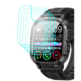 Futanwei [5 Pack] for Onaneag P110 Screen Protector Onaneag P110 Smart Watch Screen Protector 2.06" PET Film [Case Friendly] [Anti-Scratch] [Bubble Free] Smartwatch Screen Protector for Onaneag P110