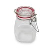 com-four® 4 x Preserving Jar with Clip Top Wire Clip