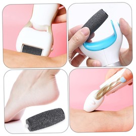 Minkissy 10pcs Pedicure Replacement Roller for Foot File Dead Skin Removal Compatible Foot Grinders Easy to Use Pedicure Accessories for Smooth Care