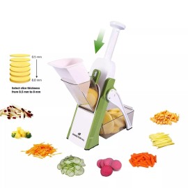 ONCE FOR ALL Safe Mandoline Slicer, Multi Vegetable Chopper, Potato Slicer fo...