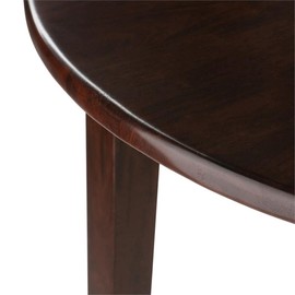 Winsome Clayton Round Double Drop Leaf Dining Table, for Dining Room, 29", Walnut