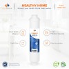 Aquaboon 4PK Premium Aquaboon T33Inline Post/Carbon Polishing Water Filter Cartridge