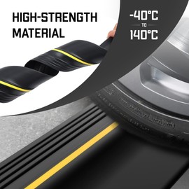 SHEFFSKY Garage Door Floor Seal Strip - 10 FT Bottom Garage Door Seal Strip - Versatile Garage Door Threshold Seal Strip - Garage Door Bottom Seal Replacement - Heavy-Duty Garage Seal Strip