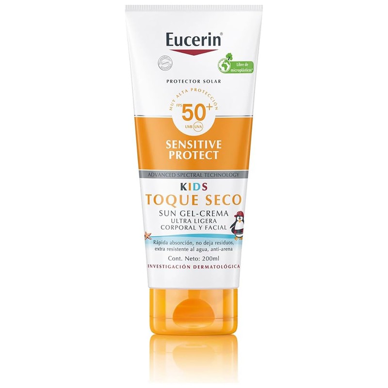 Eucerin Sun Kids Gel Crema Dry Touch Fps50+ 200Ml