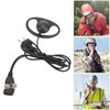 2 Way Radio Earpiece 2 Pin Plug D Shape Security