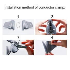 Shiyi 6.7 x 6.6 ft (22 mm x 2 m) Spiral Sleeve, Cable Cover Organizer, Storage Tube, Cable Consolidation, Wiring, Hidden Electrical Cord Cover (Gray)