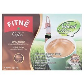 Fitne Coffee : Premium Coffee with Fiber and Collagen Instant Powder 16 g x 10 bags (Product of Thailand)