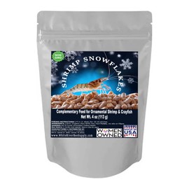 White River Bee Supply Shrimp Snowflakes & Shrimp Food (4 oz/113.4g)