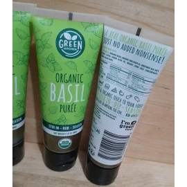 Aroma Coffee 3 TUBES:  GREEN KITCHEN ORGANIC BASIL PUREE RUB SEASON DIP  NO: GLUTEN/GMO 2.8oz