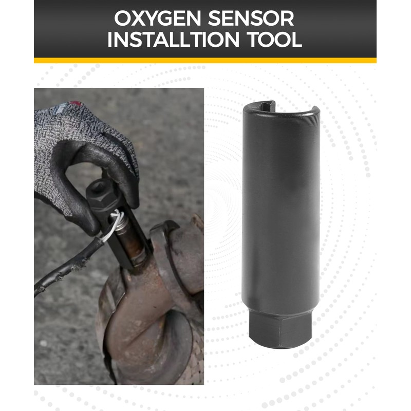 iolory O2 Sensor Socket,Oxygen Sensor Socket with Side Wire Cutout,Automotive