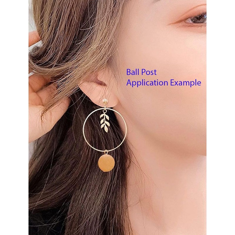 Adabele CF217-4 - 40 piezas de aretes hipoalergénicos con forma