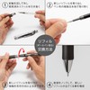 Pentel XLRN5-KA (10) EnerGel Ballpoint Pen Refill, 0.5mm, Olive Black,