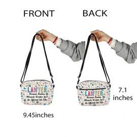Funny Lawyer Gift Lawye r Crossbody Bag for Law Office Law Student Attorney Gift (Lawyer CA)