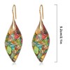 Wovanoo Natural Stone Earrings Multishape Dangle Drop Earrings Boho Stone