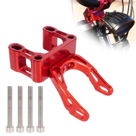 ZANGOMB Upgrades Surron Headlight Mount Bracket with 25MM Motorcycle Handlebar Riser Set for Sur Ron LBX Segway X160 / X260 (Red, 25MM)