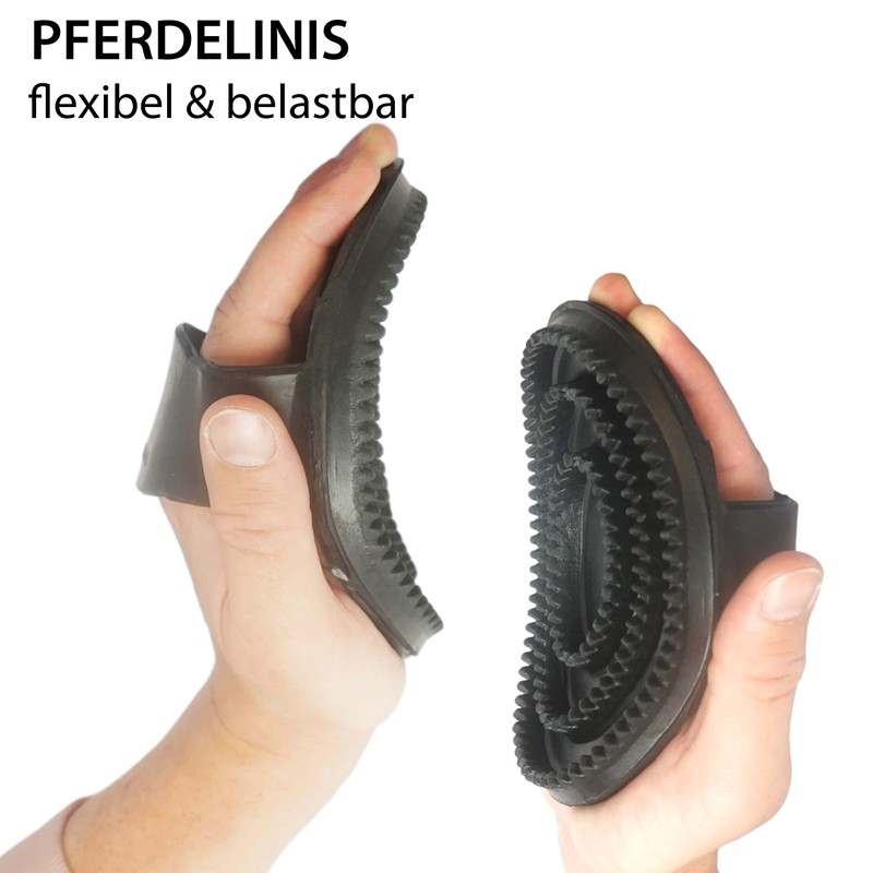 Small Rubber Bar for Children - Black Mini Curry Comb