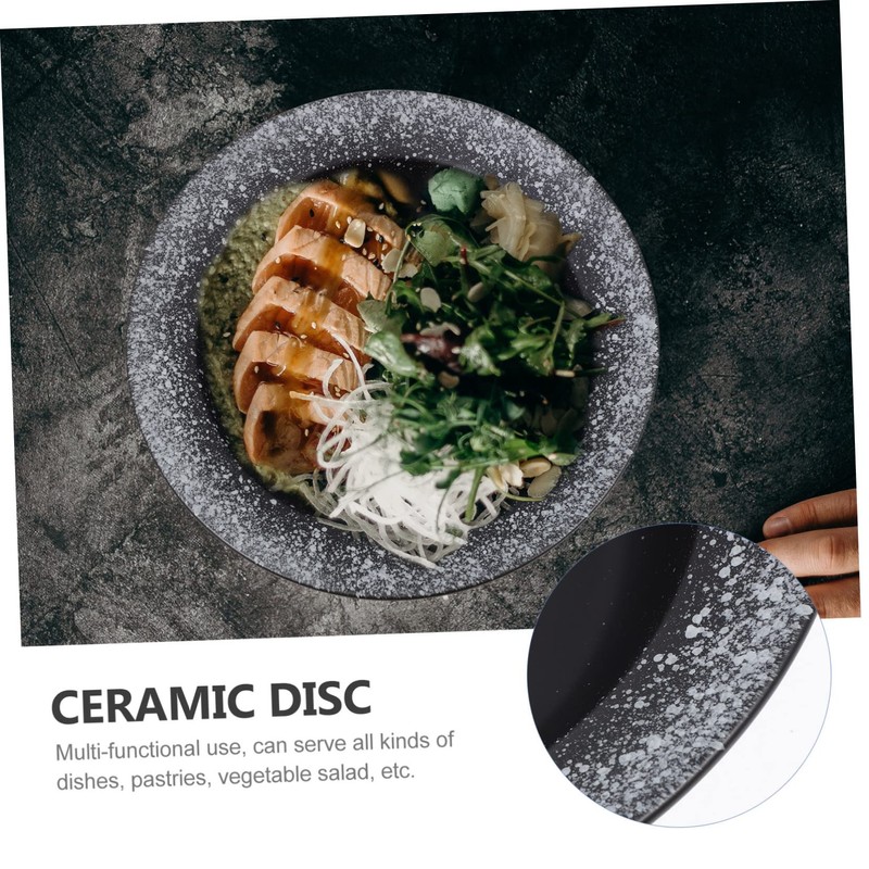 MAGICLULU Ceramic Storage Bowl Multi Functional Tableware for Pasta Soup