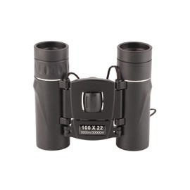 HD Binoculars 100x22 Night Vision Foldable Waterproof Portable Binoculars for Bird Watching Camping Hiking Black