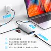 RSHTECH 11-in-1 USB C Docking Station, 2 HDMI, 4K@60Hz, Single
