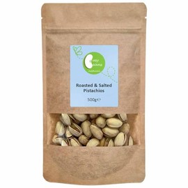 Roasted & Salted Pistachios (500g) | Premium Quality | Crunchy Snack