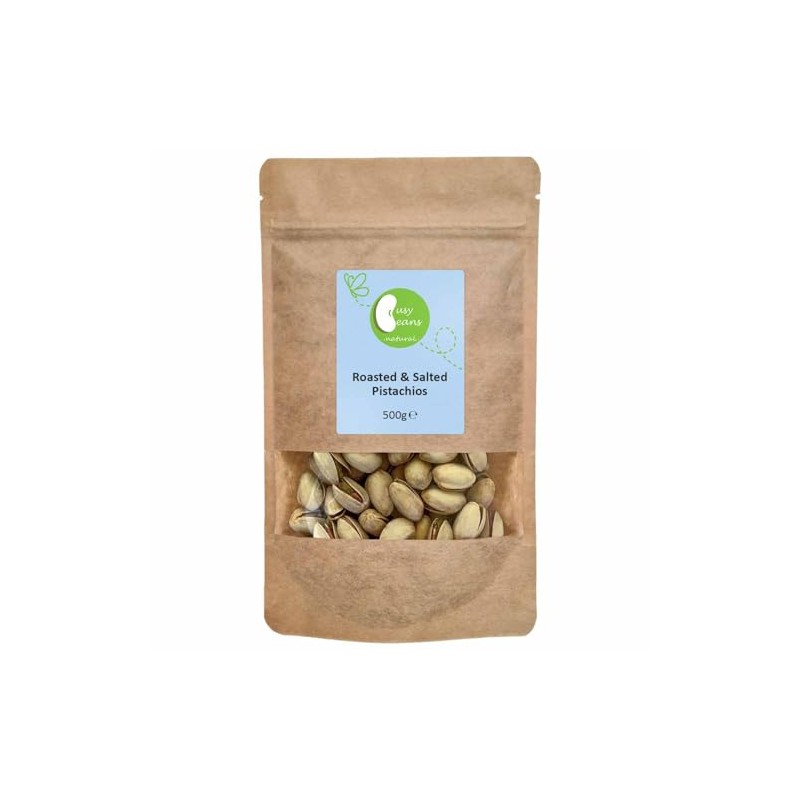Roasted & Salted Pistachios (500g) | Premium Quality | Crunchy