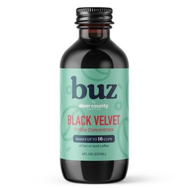 buz Black Velvet Coffee Concentrate, 8oz Bottle