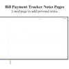 Bill Tracker Notebook - Monthly Bill Organizer & Planner for
