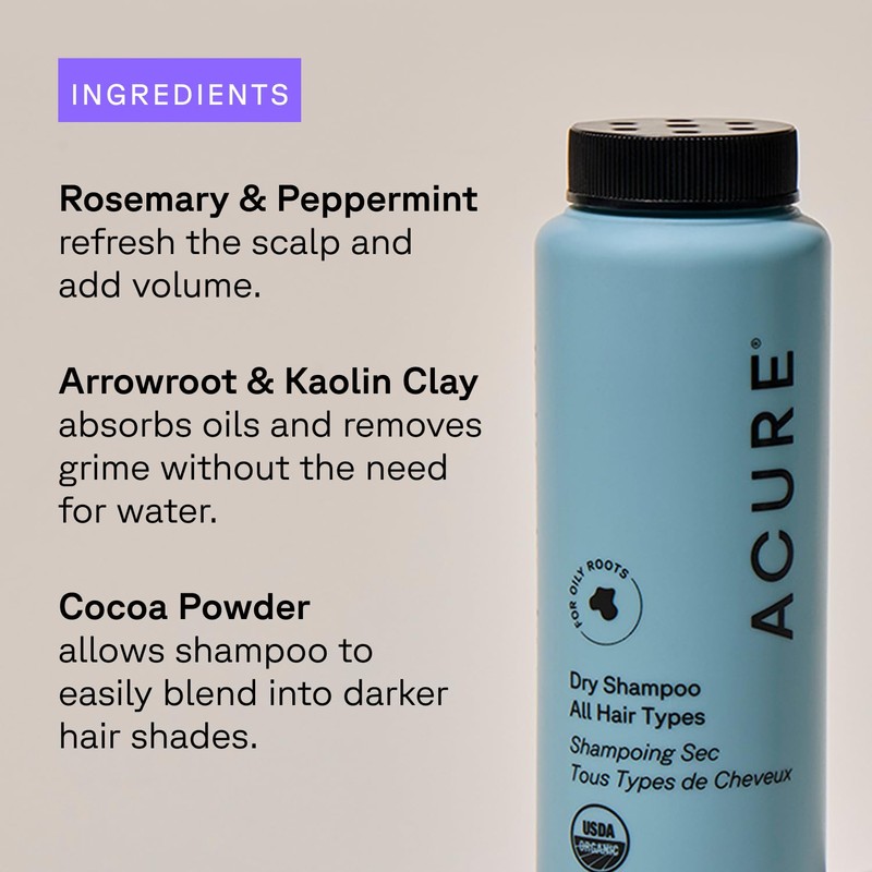 Acure, Shampoo Dry, 1.7 Ounce