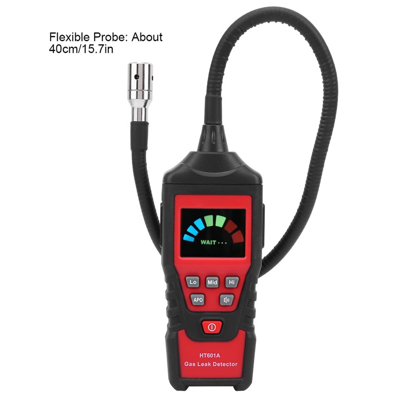 HT601A Portable LED Combustible Flammable Gas Detector Gas Leakage Tester