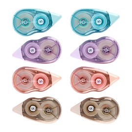 AYNKH 8 Pieces Roll Correction Tape, Large Capacity, Mouse Correction Tape, Transparent Tape for Home and Office