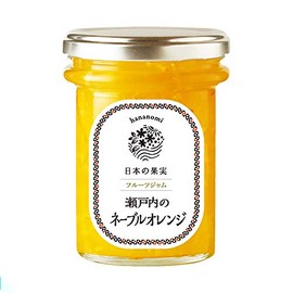 Hananashi Fruit Jam, Setouchi Navel Orange, 5.6 oz (160 g)