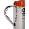 Hammered Copper and Stainless Steel Jug | Outer Stainless Steel