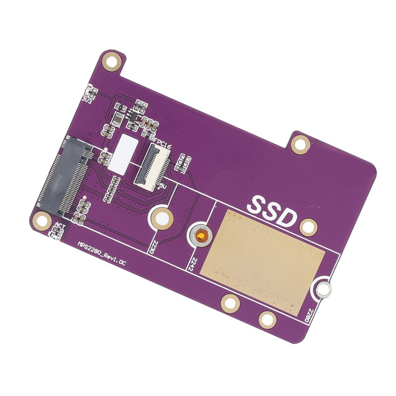for RPi 5 Expansion Board Professional Supports Gen3 PCIE to