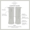 EXCLUSIVE HOME Loha Linen Grommet Top Curtain Panel Pair, 54"x108",