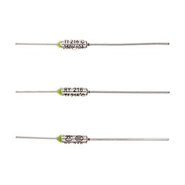 HUABAN 10 Pieces Metal Temperature Thermal Fuse RY216 216 ℃ 420.8 ℉ 10A 250V