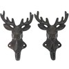 DreamsEden Cast Iron Deer Wall Hook, Heavy Duty Deer Head