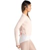Capezio Women's Ribbed Knit Wrap Sweater Jumper, Rose, XL