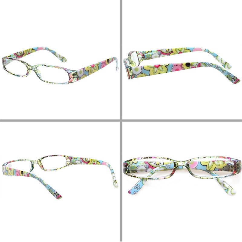 Kerecsen Women's Reading Glasses 4 Pairs Ladies Fashion Spring Hinge