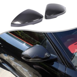 Daeiclru Car Side Door Mirror Cover Trim Compatible with Jaguar F-Type 2013-2025, Exterior Side View Mirror Cover Protective Trim Accessories
