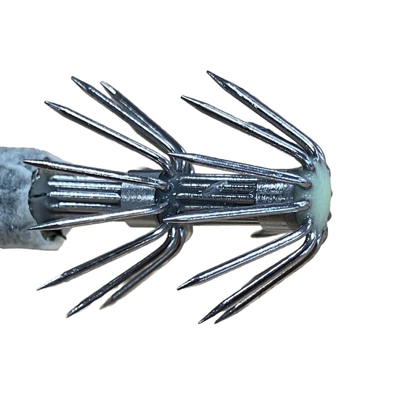 Glory Fish Egi LU-106 Egi Fan Dart 3.5 Olive Silver