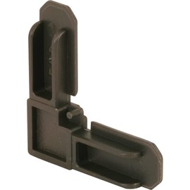 Prime-Line PL 7722 3/4 In. x 3/8 In. Screen Frame Corners, Plastic, Bronze (4 Pack)