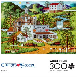 Buffalo Games - Charles Wysocki - Budzens - 300 Piece Jigsaw Puzzle for Adults Challenging Puzzle Perfect for Game Nights - Finished Puzzle Size is 21.25 x 15.00