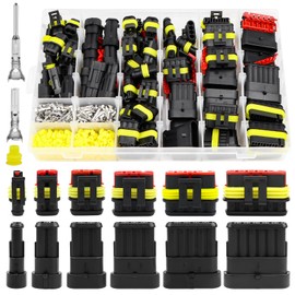 Pack of 808 Car Connectors, Waterproof Cable Connector Plug, 1/2/3/4/5/6 Pin Car Plug Car Electric Car Connector Waterproof for Car Motorcycle Car Boat Truck