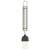 Kitchen Craft KCPROPB Professional Nylon Bristle Pastry Brush for Basting and Glazing, Stainless Steel, 20 cm, Silver