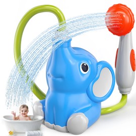 JUKUDAHU Baby Bath Shower Head Toys for Toddler Ages 1 2 3 - Bath Toys for Infants with Water Pump for Kids 2-4, Kids Swimming Pool Toys, Bathtub Toys 6-12 12-18 Months, Birthday Gifts for Boys Girls