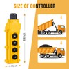 ECO-WORTHY 4 Way Hoist Crane Push Button Switch with 15FT
