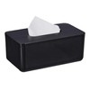 Relaxdays Tissue Box with Lid for Bathroom, Tissue Box, Modern
